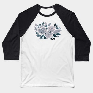 Watercolor flower bouquet - neutral Baseball T-Shirt